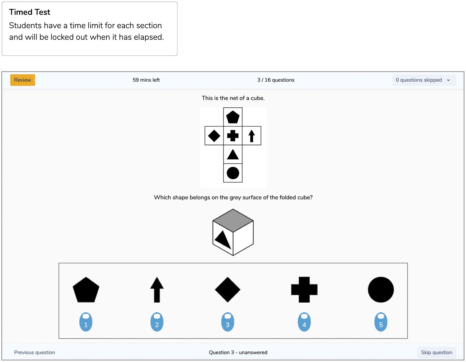 MathsBURST assessment 1 crop